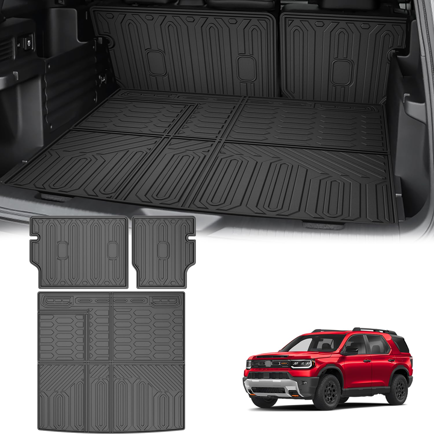 Amazon.com: 2026 Passport Trunk Mat with Backrest Mat for Honda